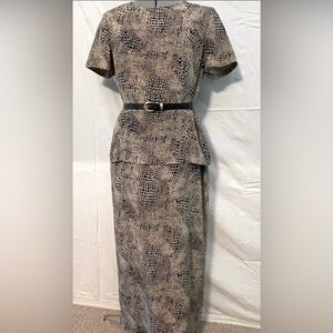 Spenser Jeremy Reptile Print‎ Formal Dress